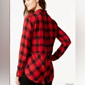 Lucky Brand buffalo plaid flannel shirt sz XL